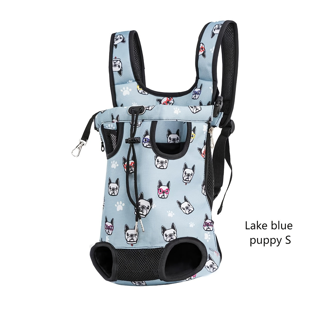 Hands-Free Pet Backpack Carrier for Cats & Small Dogs – Breathable Mesh Harness with Adjustable Shoulder Straps, Outdoor Travel Bag for Hiking, Cycling & Park Walks, Perfect Halloween & Christmas Gift